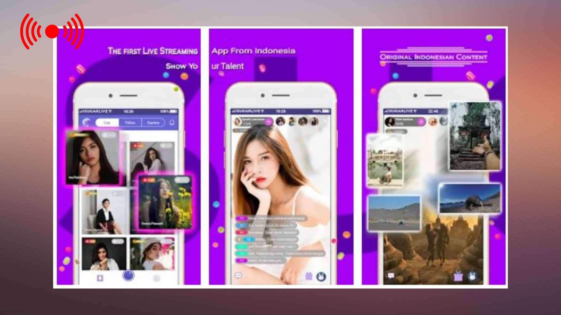 Aplikasi Live Streaming Sugarlive Konten Lokal Karya Anak Bangsa