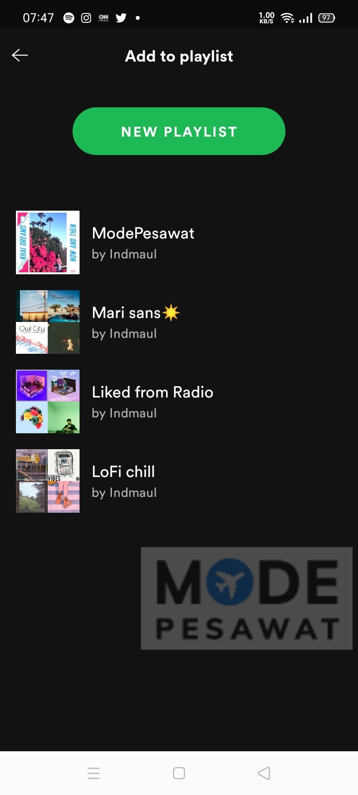 Cara Membuat Playlist di Spotify