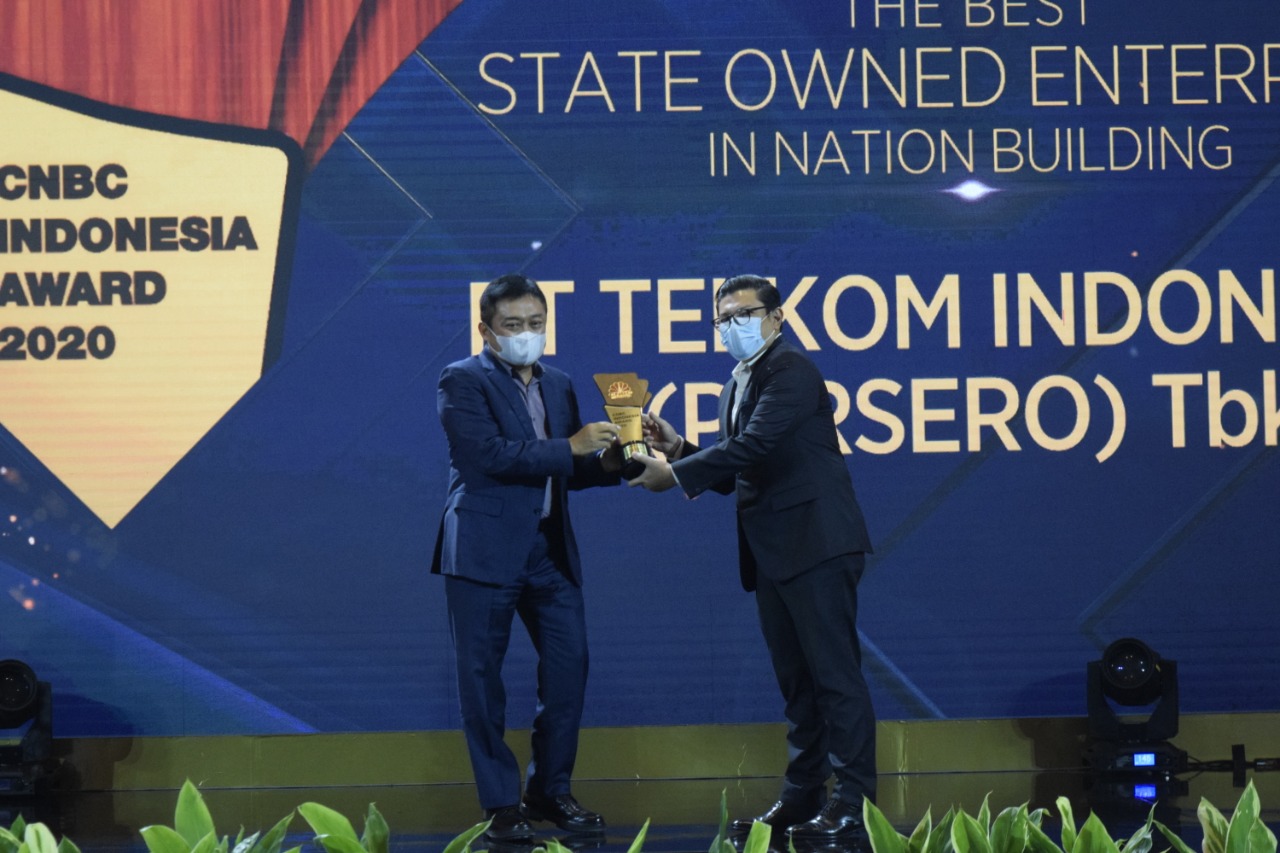 Telkom Borong Penghargaan di Ajang CNBC Indonesia Award 2020