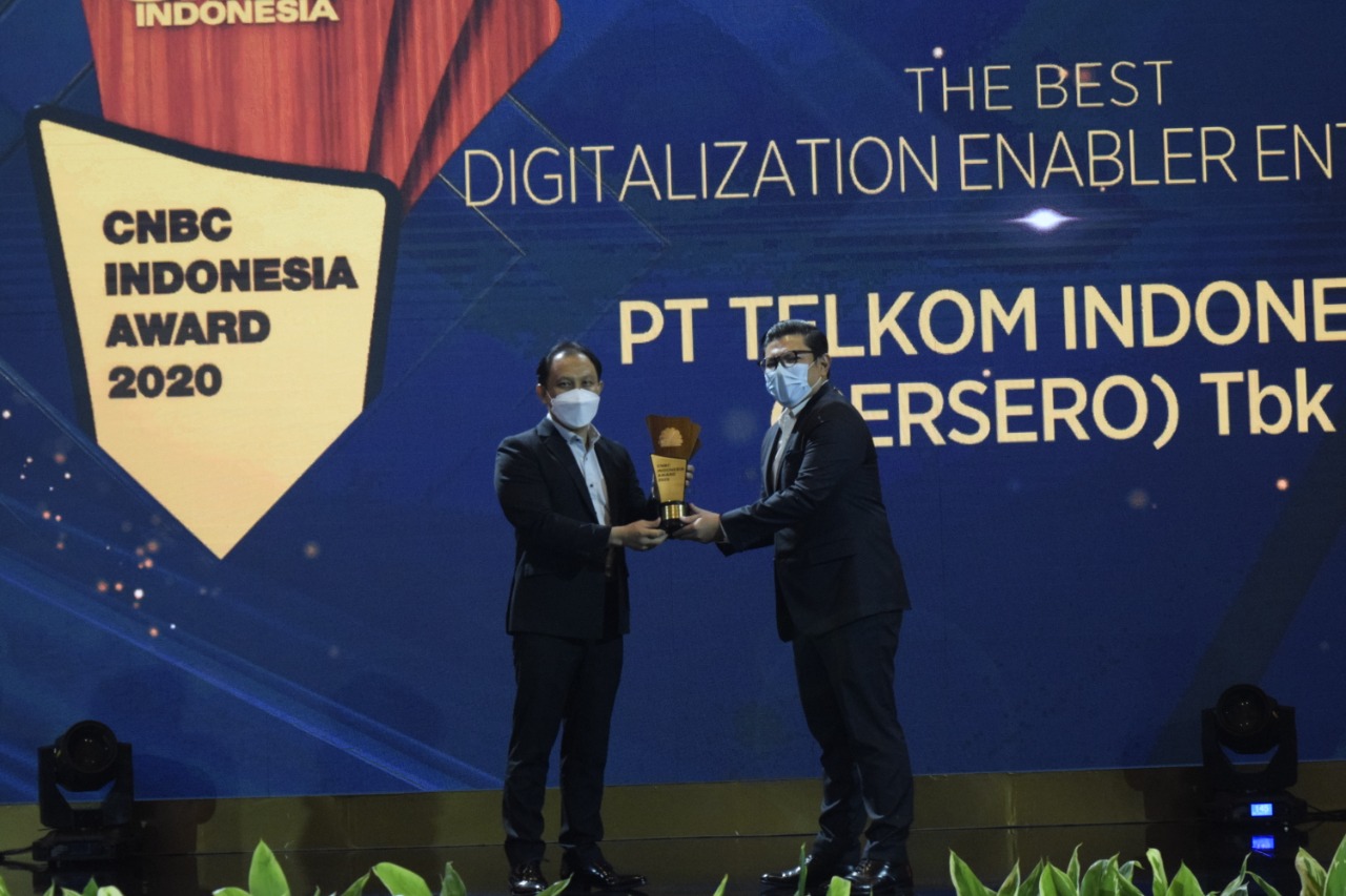 Telkom Borong Penghargaan di Ajang CNBC Indonesia Award 2020