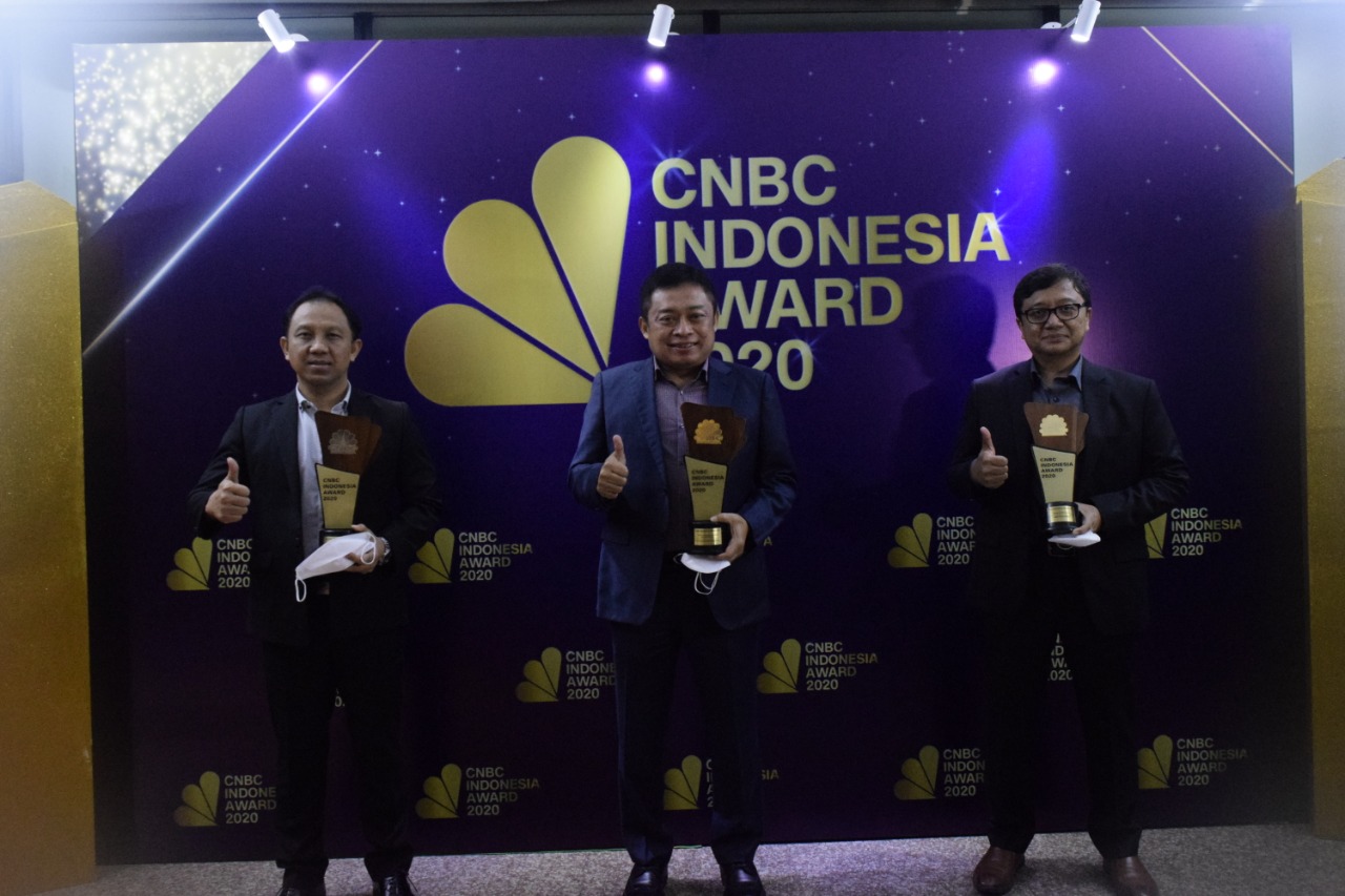 Telkom Borong Penghargaan di Ajang CNBC Indonesia Award 2020