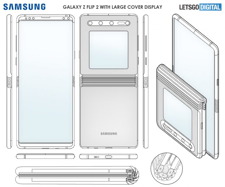 Samsung Gunakan Layar Luar Lebih Luas di Galaxy Z Flip 2