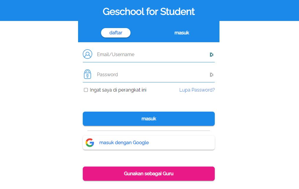 Aplikasi Geschool