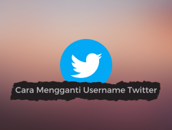 Cara Mengganti Username Twitter Dengan Mudah!