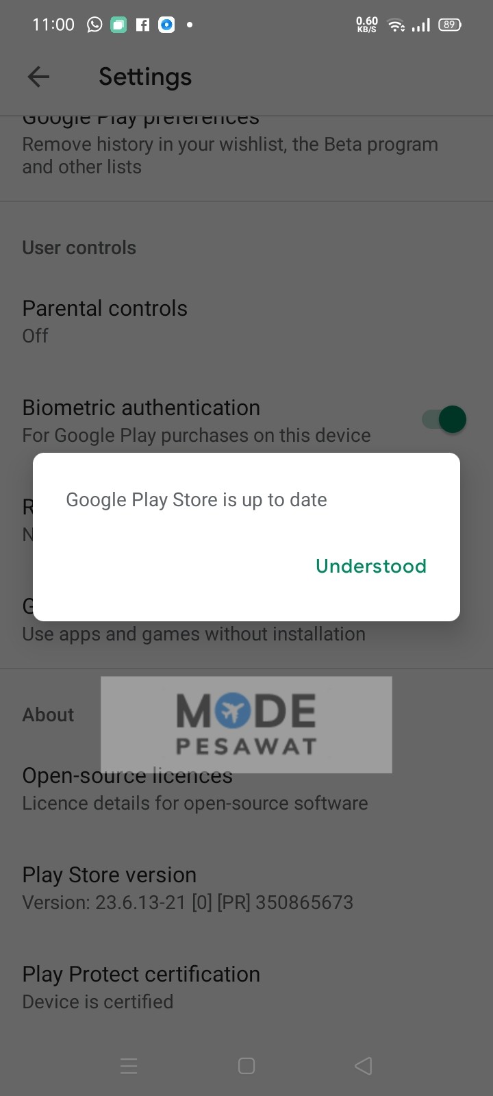 Cara Memperbarui Play Store