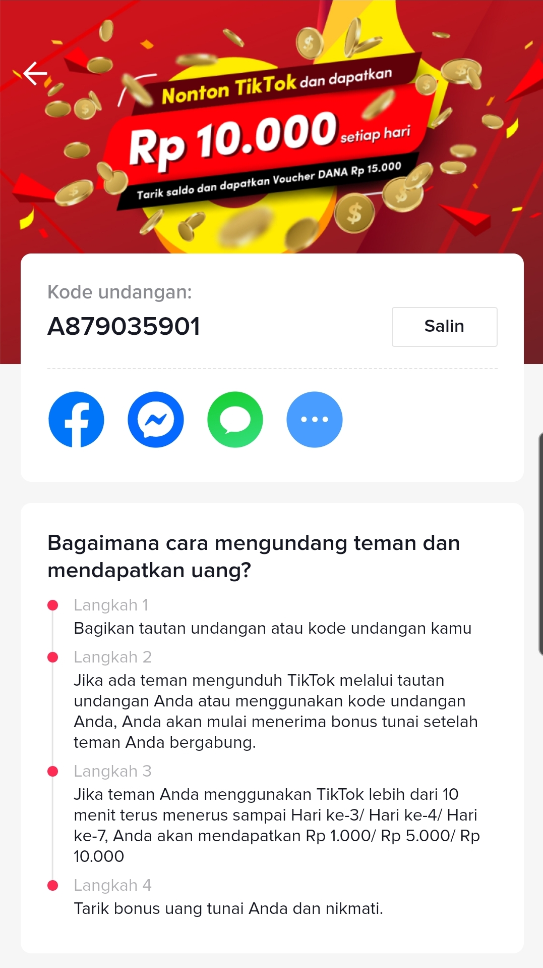 Aplikasi Nonton Video TikTok Dapat Uang