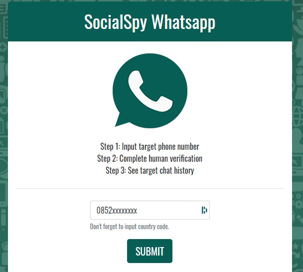 SocialSpy WhatsApp