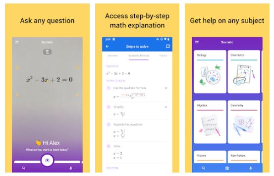 aplikasi untuk mengerjakan soal matematika Socratic