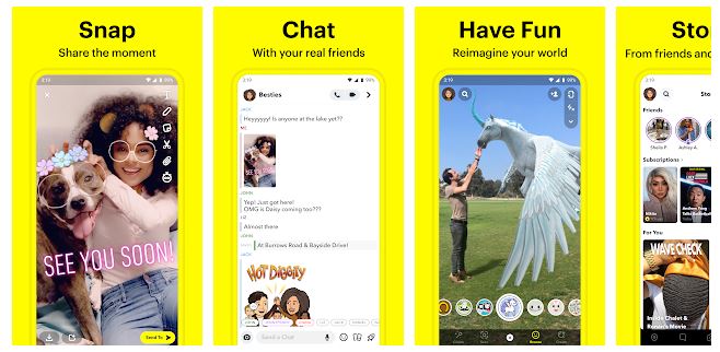 Fitur Snapchat MOD APK