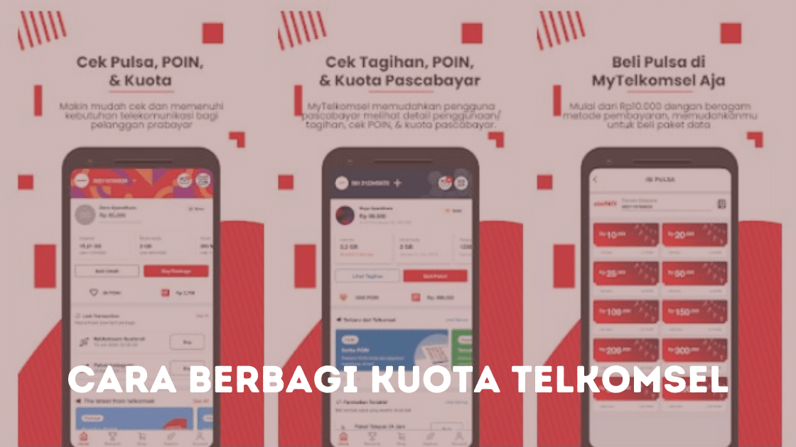 Cara berbagi kuota telkomsel (1)