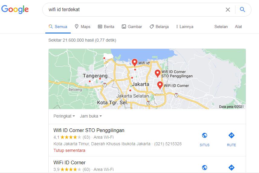 wifi terdekat