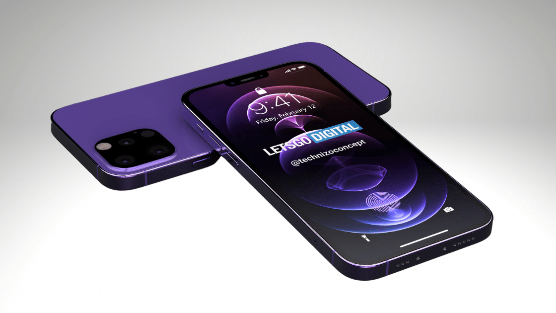 Render iPhone 13 ungu (2)