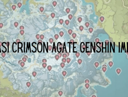 Lokasi Crimson Agate Genshin Impact, Coba Cek Dulu !