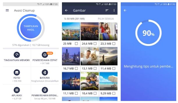 aplikasi pembersih Android terbaik dan ringan