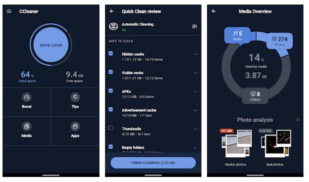 CCleaner aplikasi pembersih Android terbaik dan ringan