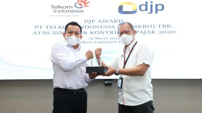 Kontribusi Pajak TelkomGroup Tumbuh 3,24% di Tahun 2020