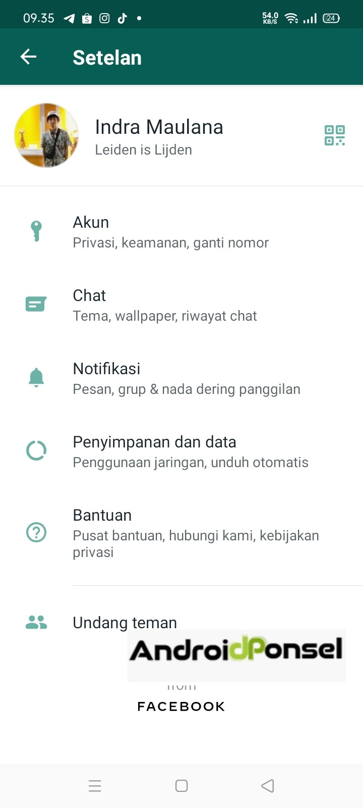 Cara Mengganti Bahasa di Whatsapp