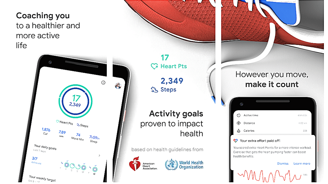 Google Fit aplikasi penghitung langkah