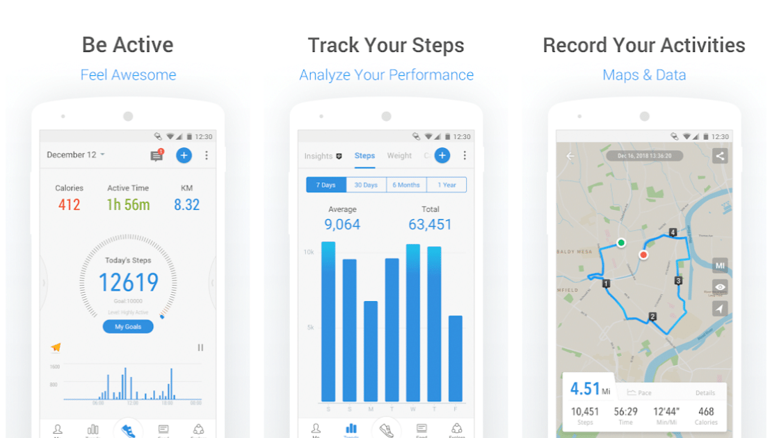 Pacer Pedometer aplikasi penghitung langkah