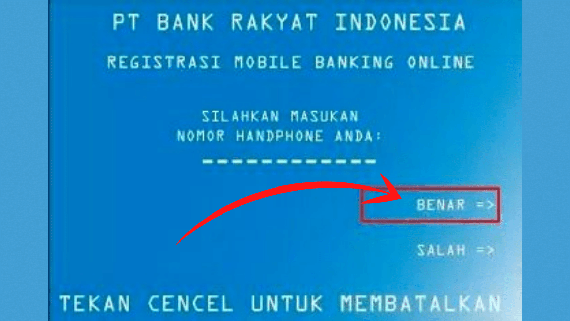 cara daftar sms banking bri