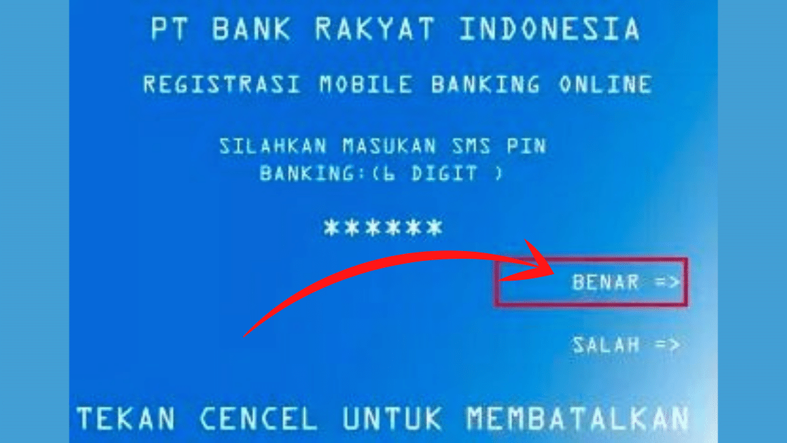 cara daftar sms banking bri