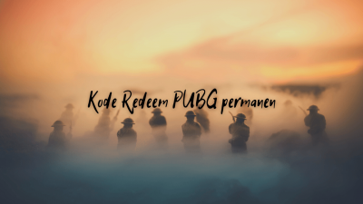 Kode Redeem PUBG permanen