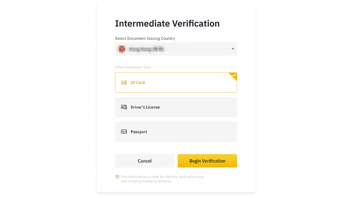 Verifikasi Binance