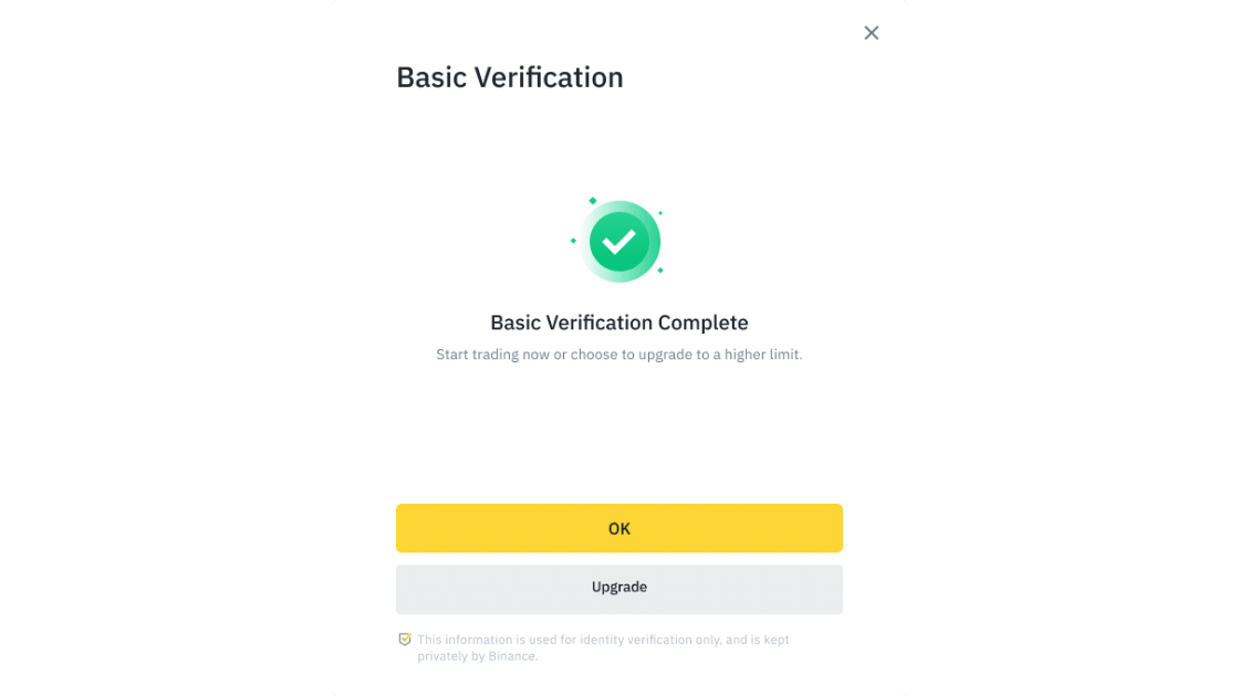 Verifikasi Binance