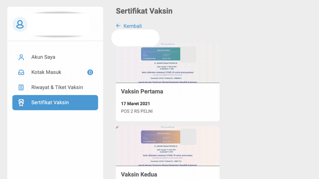 cara download sertifikat vaksin