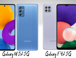 Spesifikasi, Fitur dan Harga Samsung Galaxy M52 5G dan Galaxy F42 5G