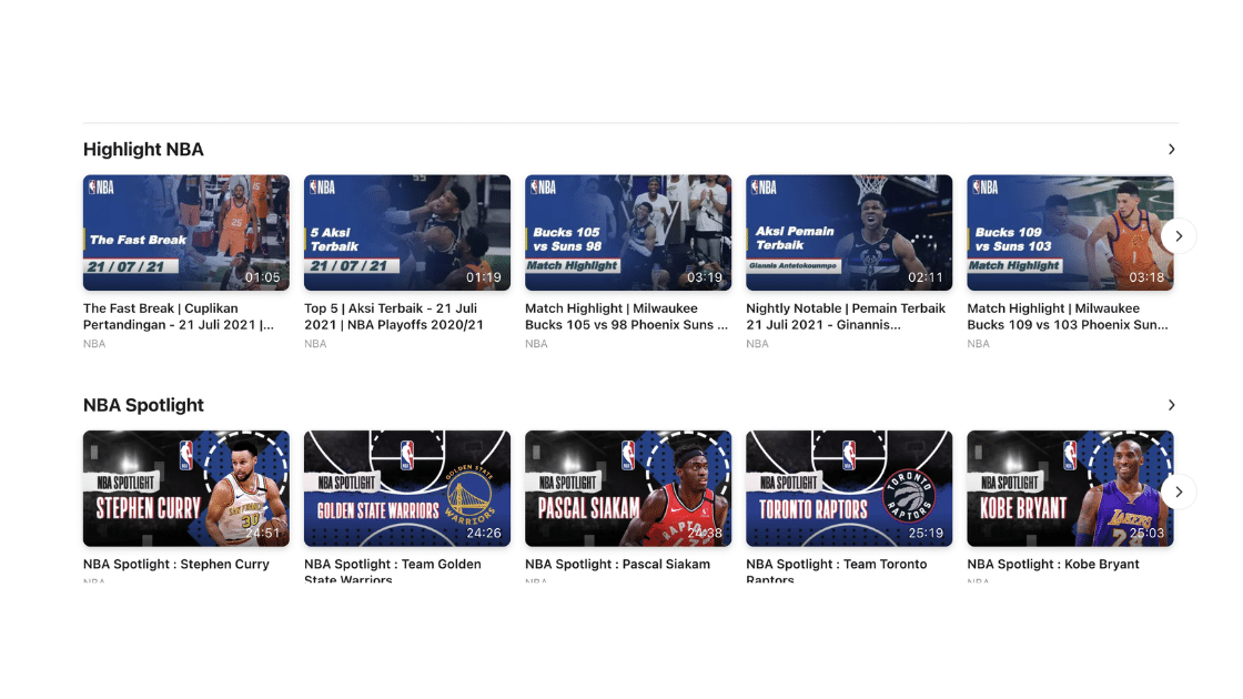 streaming nba gratis