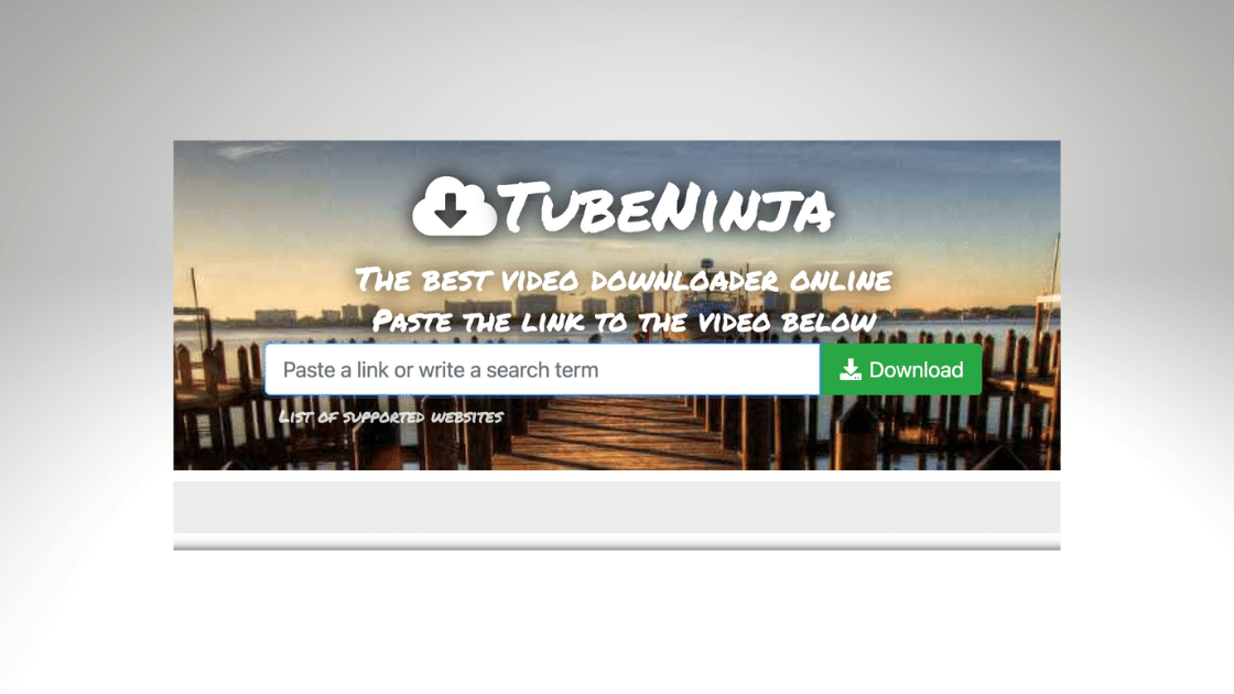 Download video Youtube di Tubeninja