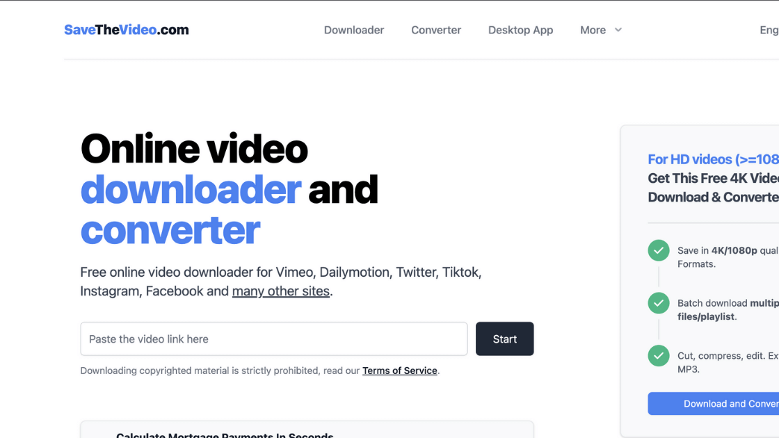 SaveTheVideo Dailymotion Downloader Video