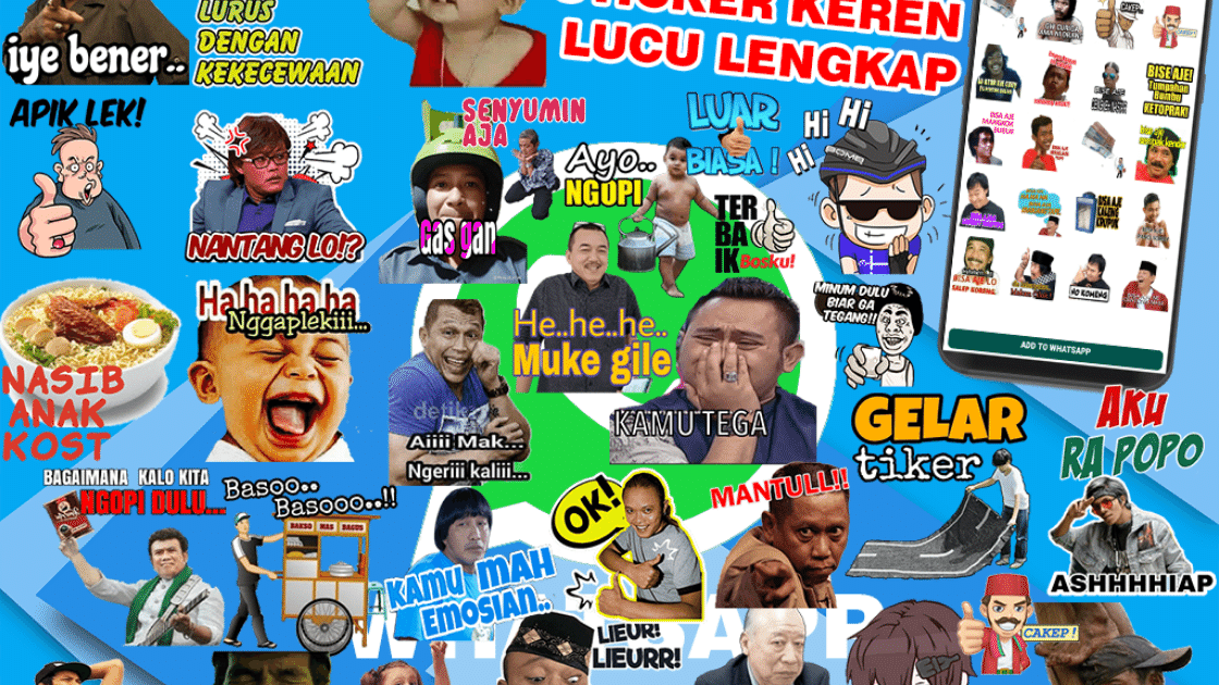 Stiker WA Lucu