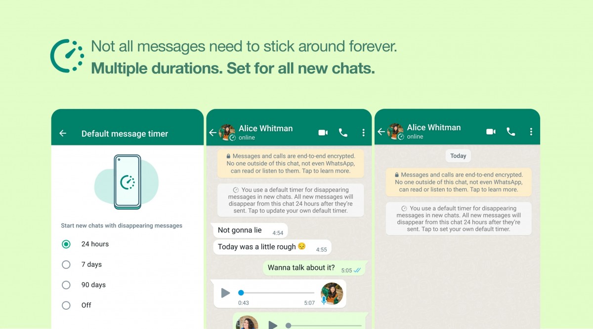 fitur 'pesan sementara' terbaru di whatsApp 