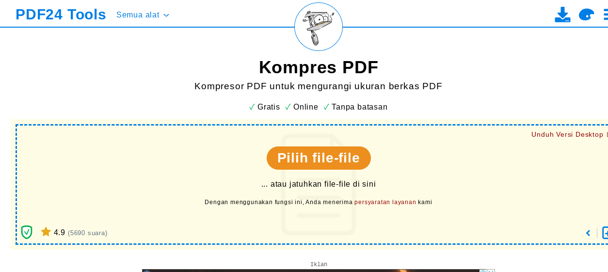 Cara Kompres PDF Via Kompresor PDF Online