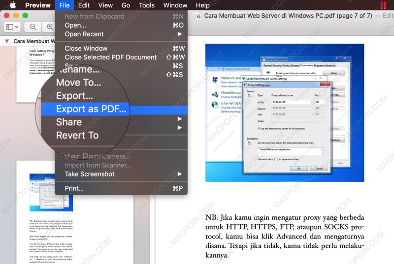Cara Menggabungkan File PDF Di Macbook