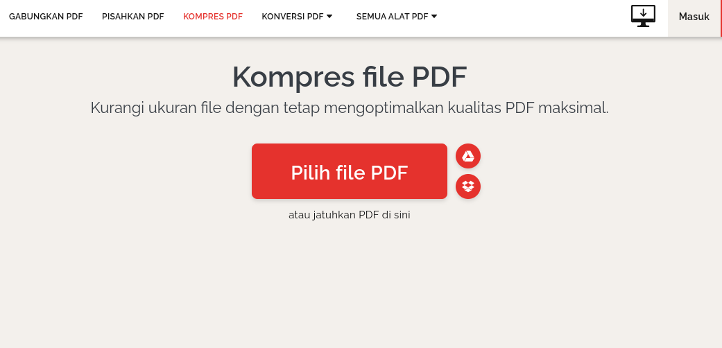 Cara Kompres PDF 1 MB