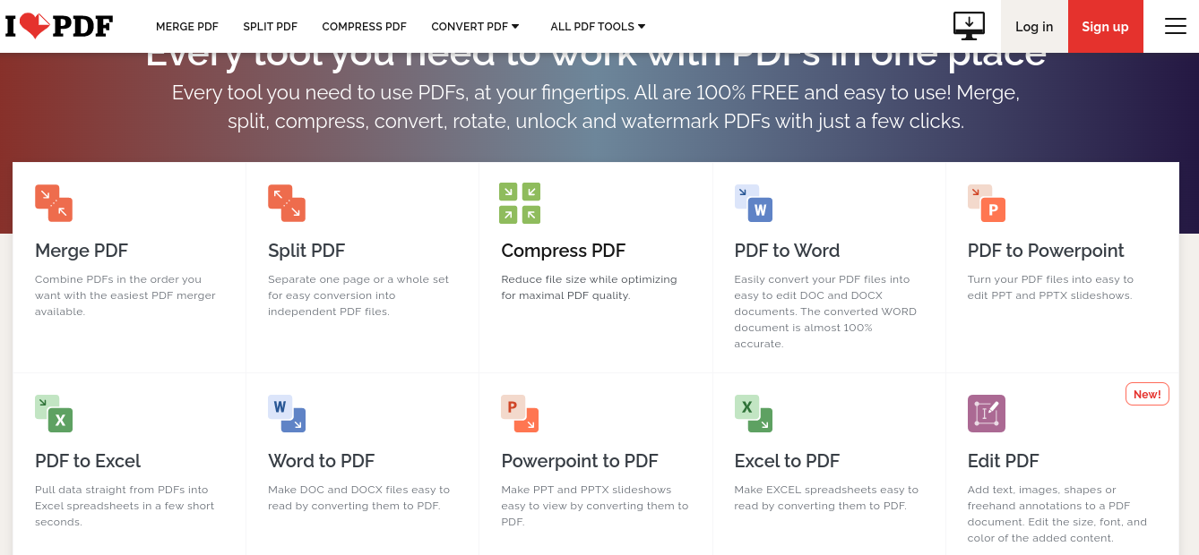 i Love PDF untuk cara edit pdf lebih mudah