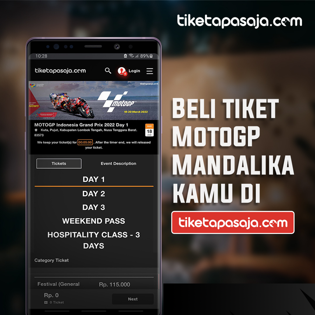 Tiket motoGp