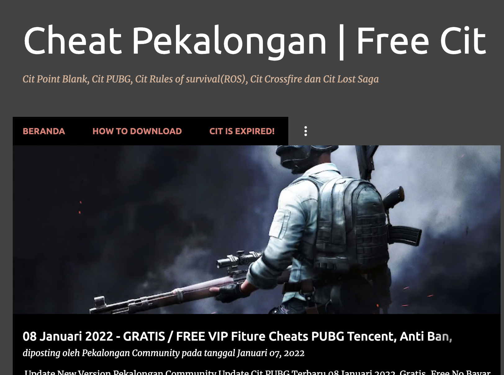 cit pekalongan cheat game Android terbaik