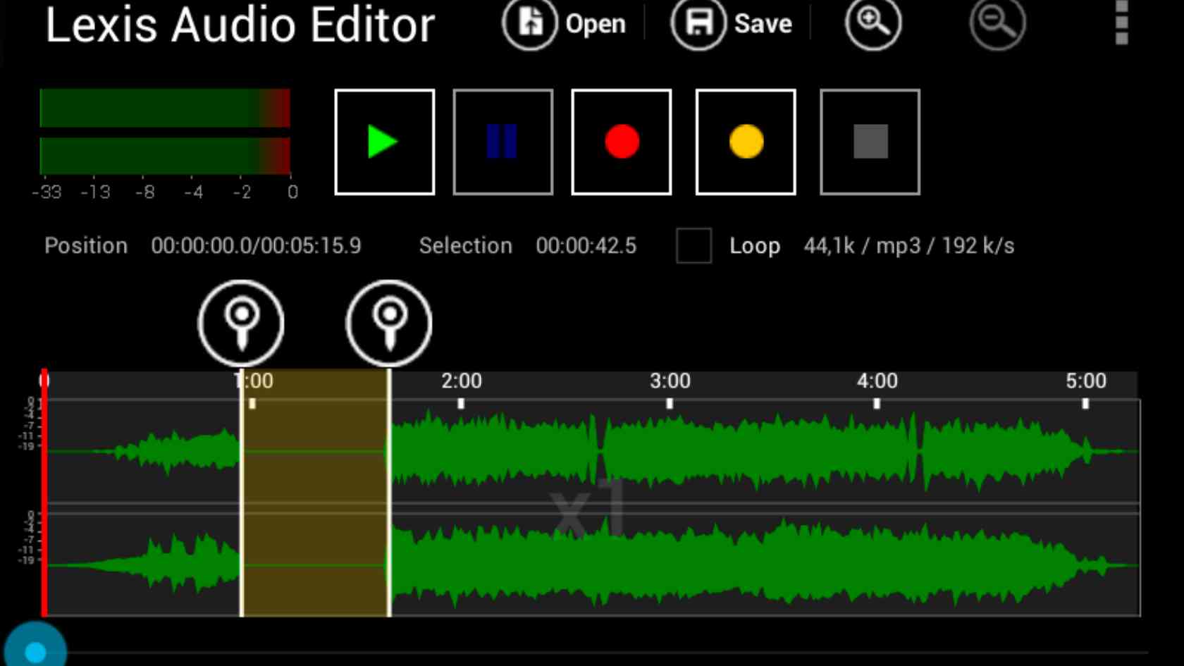 Lexis Audio Editor