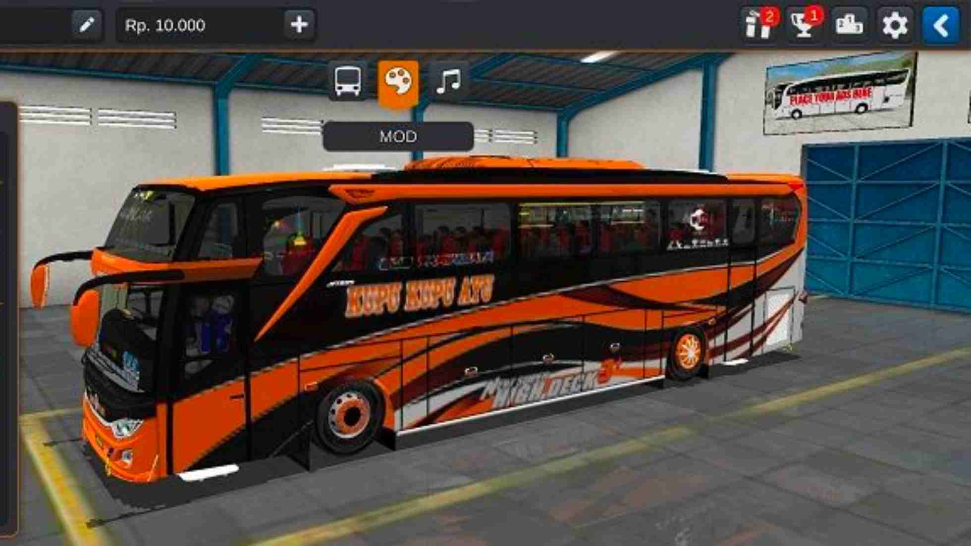 Model bus JB3 Butterfly Ayu