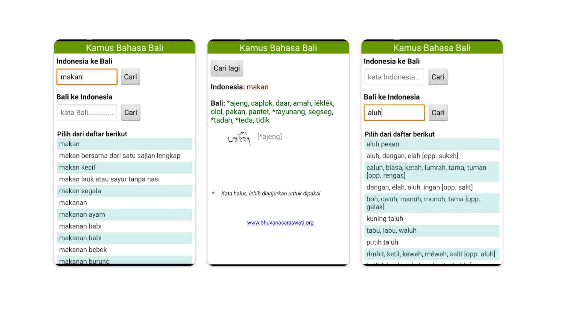 kamus ringkas bahasa bali