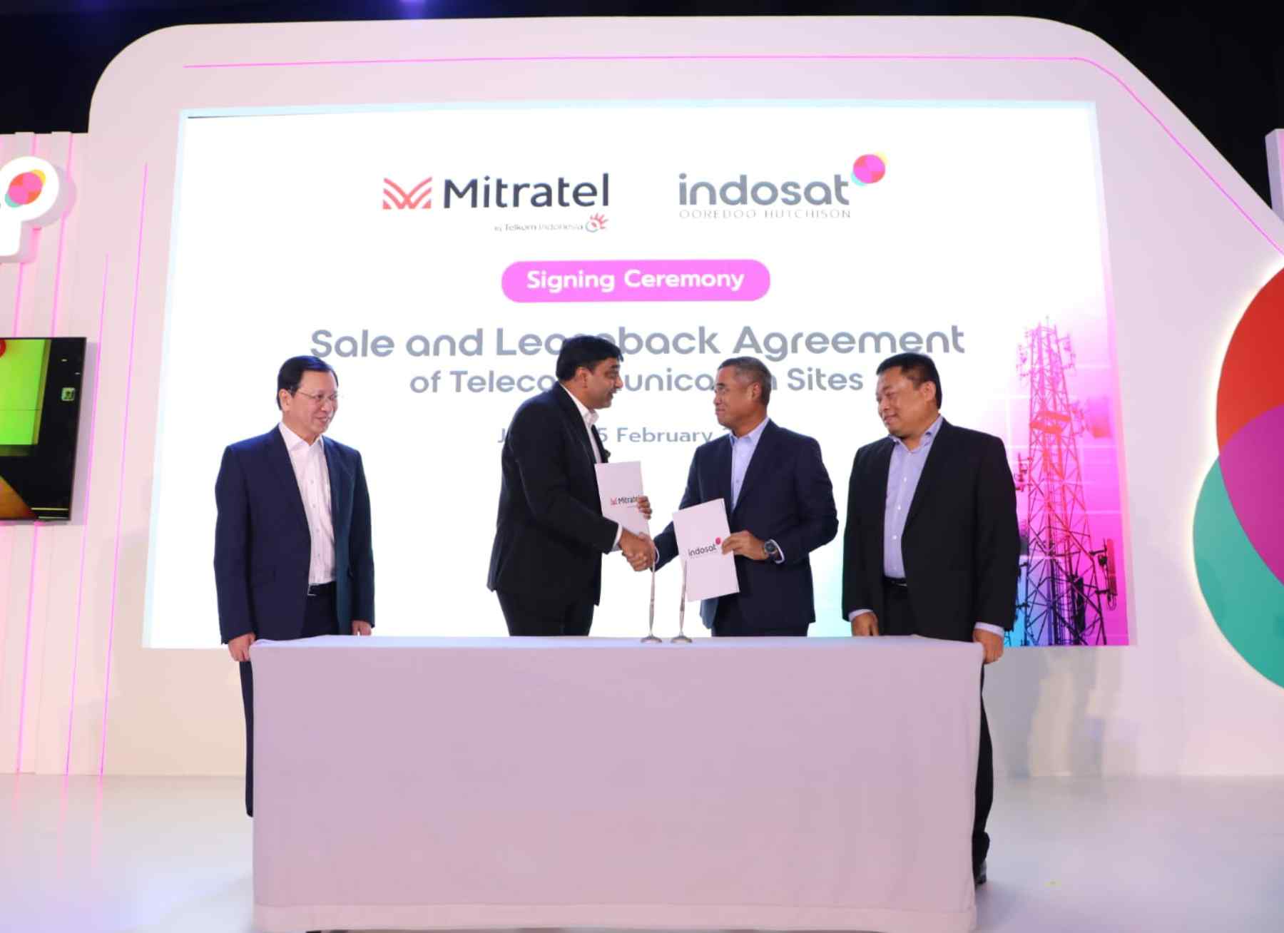 mitratel dan indosat