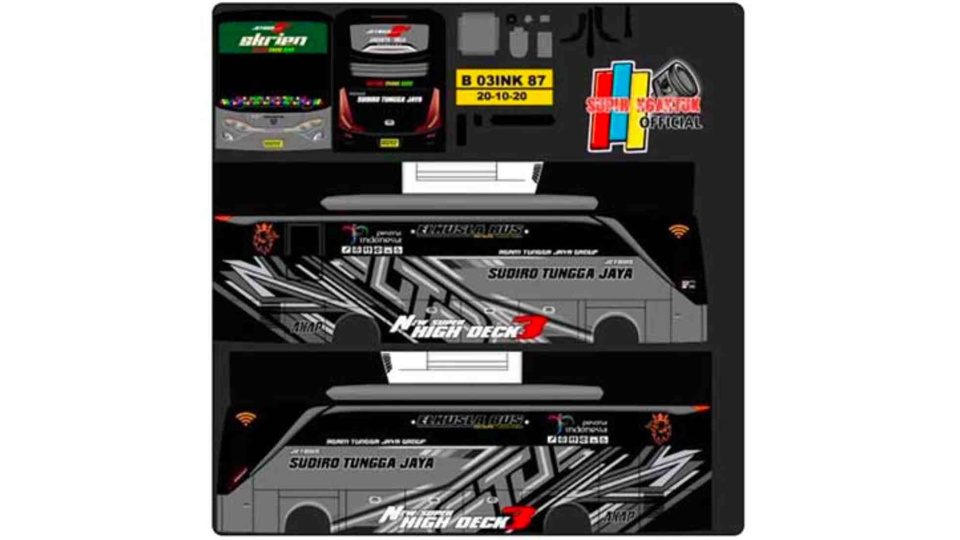 Livery HD Bussid STJ Bus Ori Skrien