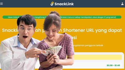 SnackLink: Situs Shortener URL Penghasil Uang dengan Nilai CPM Tinggi