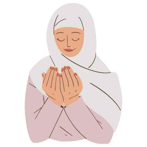 wanita berdoa