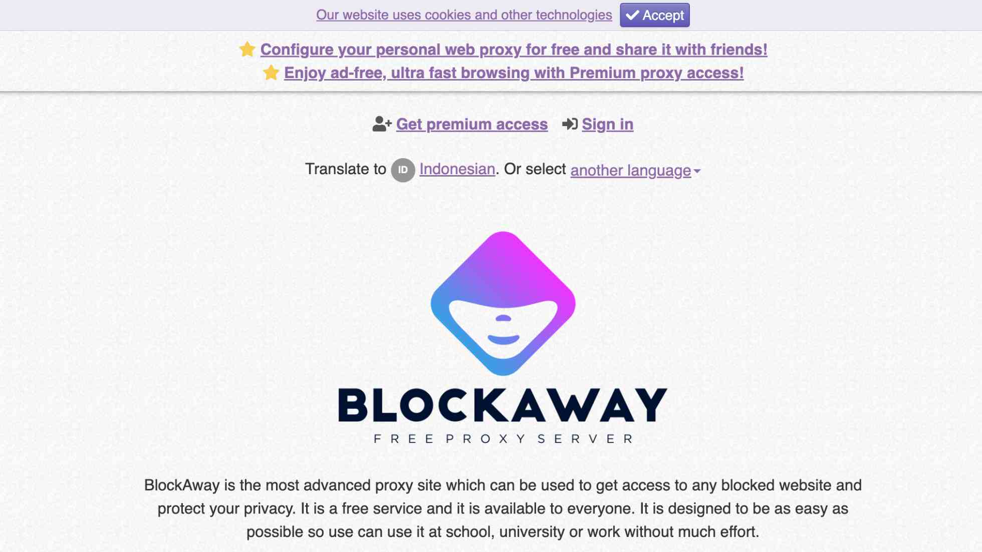 web blockaway proxy