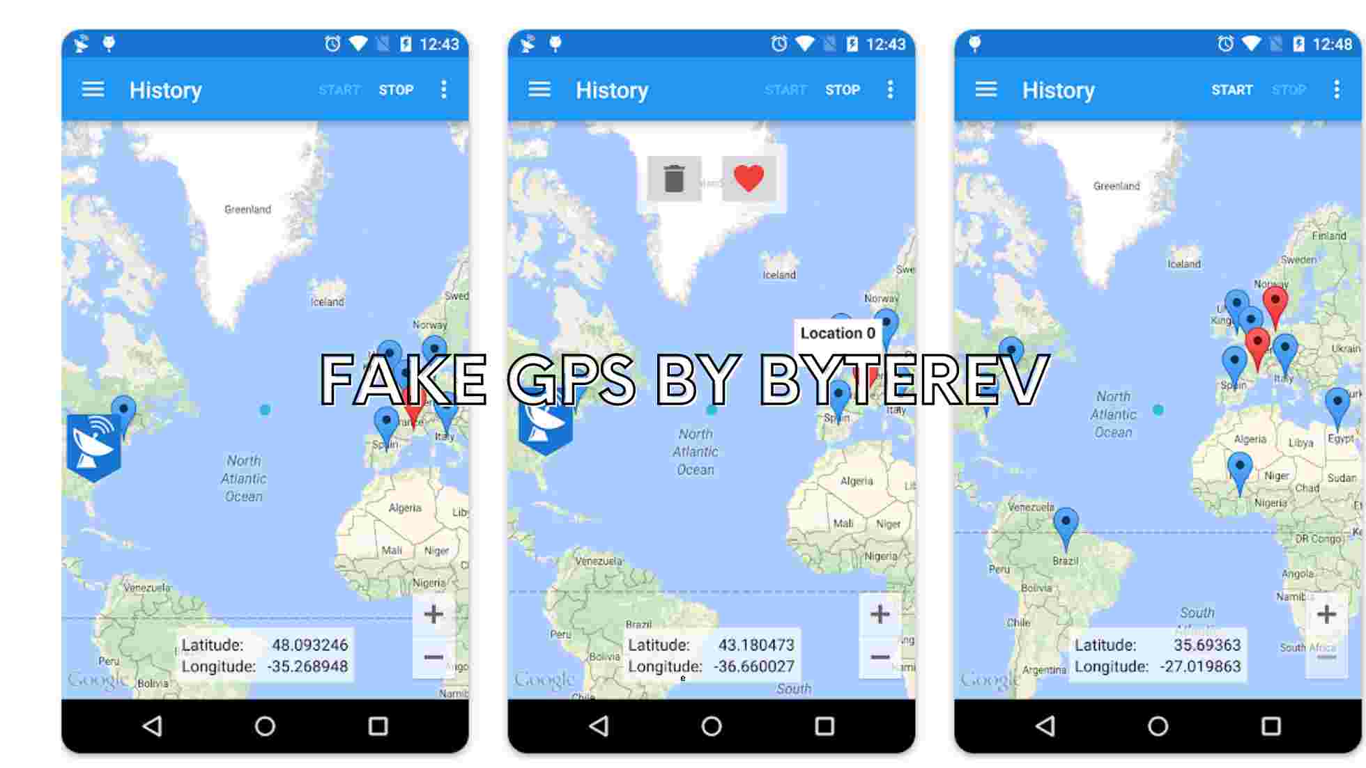 Fake GPS by ByteRev